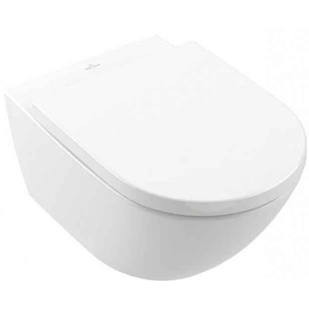 Wc s prkénkem softclose závěsné Villeroy & Boch Subway 3.0 zadní odpad 4670TSR1