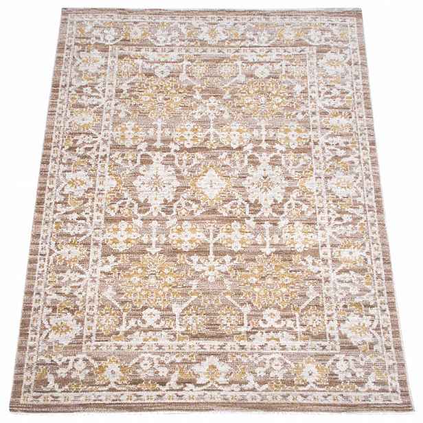 Koberec Klasický 120X170 CM Do Obývacího Pokoje Floral Barevný S Třásněmi