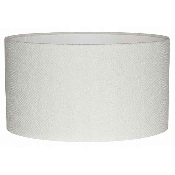 Stínidlo válec E27 E14 bílé ⌀ 35 cm h20 Zavinovací okraje Arezzo