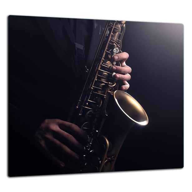 Skleněná Ochranná Deska Panel Lepidlo 65x60 Hudba