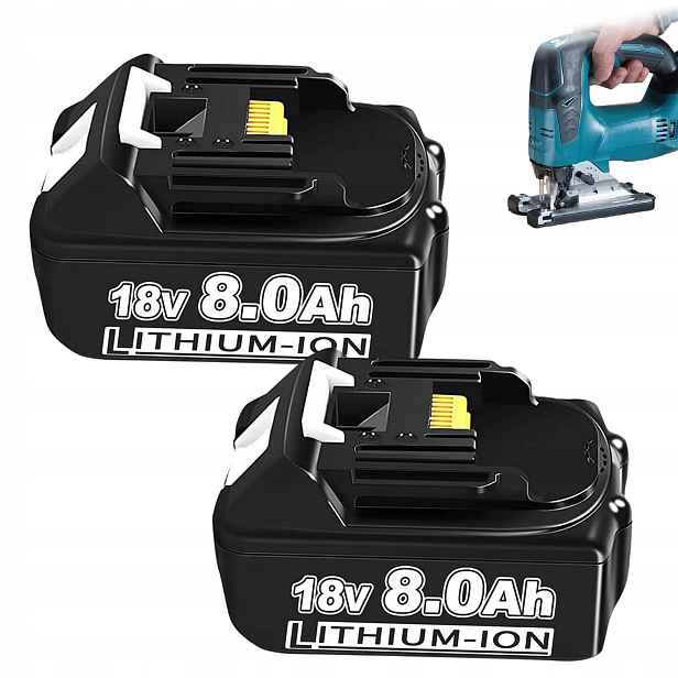 2x Akumulátor baterie Li-ion 18V 8AH pro Makita BL1850 BL1860B BL1840 BL1835