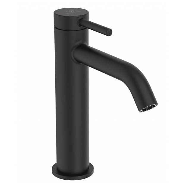 Ideal Standard Ceraline Nuovo - Umyvadlová baterie s výpustí ClickClack, BlueStart, hedvábná černá BD959XG