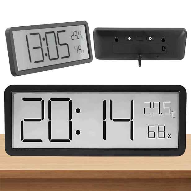 Hodiny Digitální Digitální LCD stojící nástěnný vlhkoměr s teploměrem Usb
