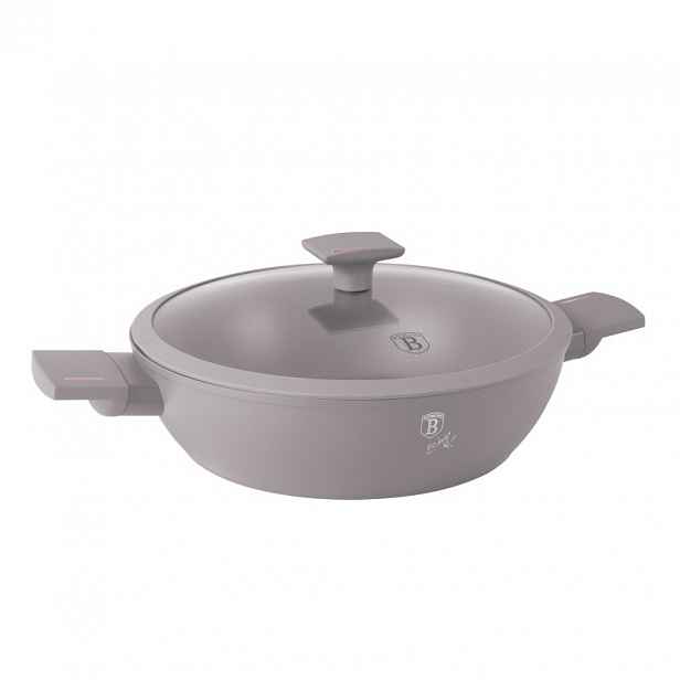 Hrnec s poklicí 28 cm 3,8 l Berlinger Haus Taupe BH-8098