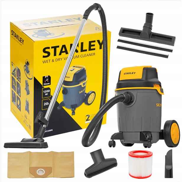 Stanley Vysavač 1200W Sucho Mokro War ks.at
