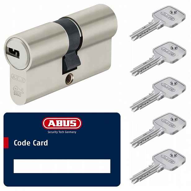 Vložka s atestem třídy C Abus D10PS Np 40/40 (80 mm), 5 klíčů, kódová karta