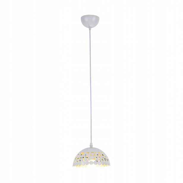Závěsná lampa Milagro Lisa Bílá ML6138 1xE27 18 cm kovová, nastavitelná