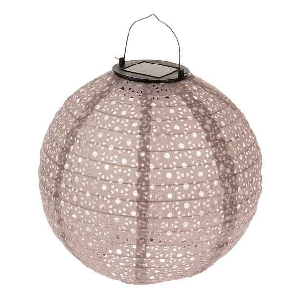 LED závěsné solární venkovní svítidlo ø 25 cm Luce – Dakls