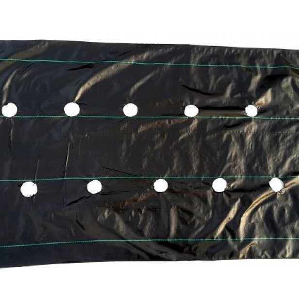 Agrotextilie na Jahody s otvory 1,1 mx15 m s Uv Stop Plevelem