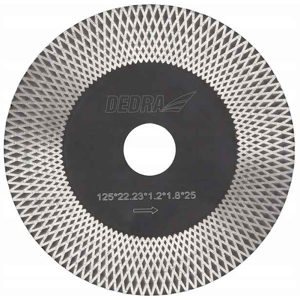Dedra Diamantový Kotouč Typu Šupina Na Řezání Betonu Z Keramiky 125 MM H1032