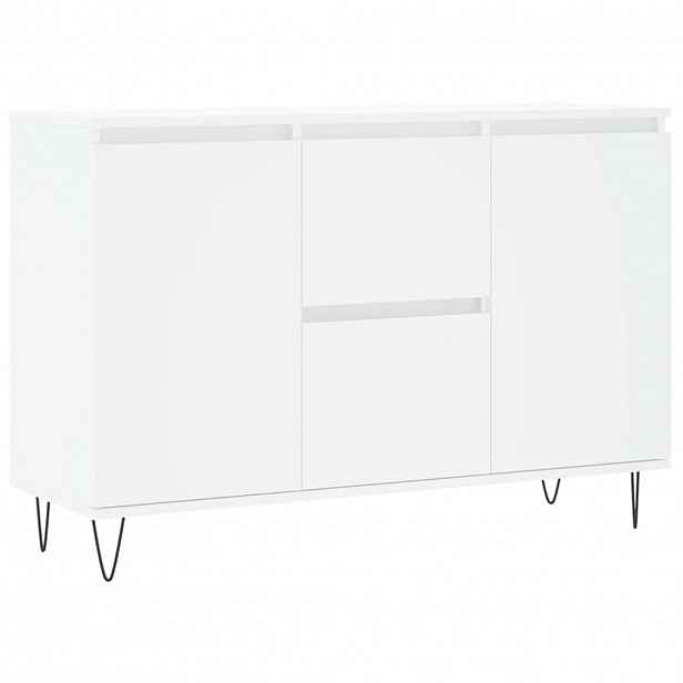 vidaXL Příborník bílý 101,5 x 35 x 70 cm kompozitní dřevo