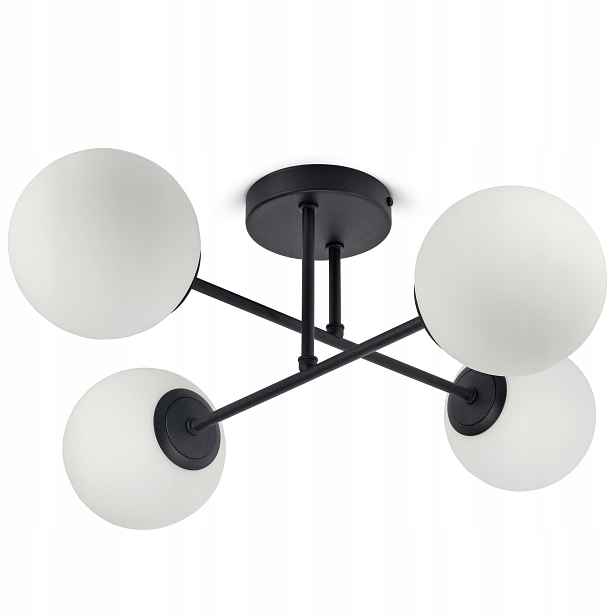 Stropní Svítidlo Lustr Stropní Svítidlo Full Globe Glass 561-W4 G9 Bílé Led koule