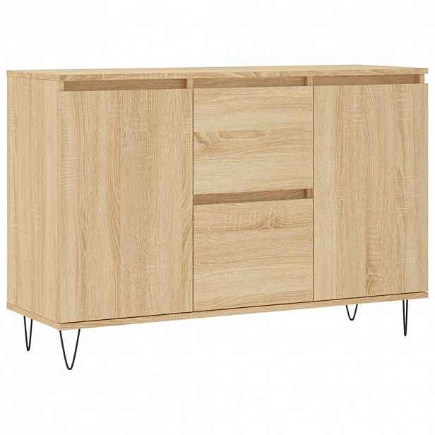 vidaXL Příborník dub sonoma 101,5 x 35 x 70 cm kompozitní dřevo