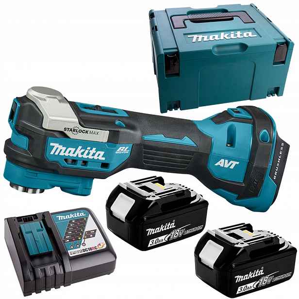 Akumulátorové multifunkční nářadí 18V Makita DTM52Z 2x3Ah BL1830B