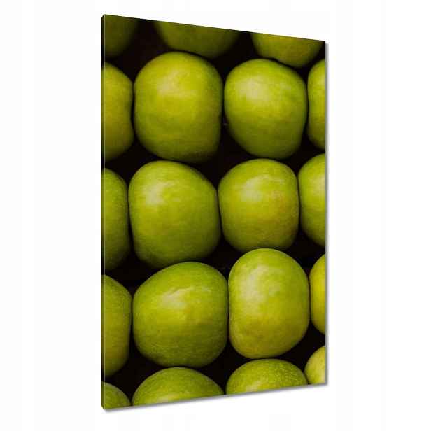 Obrazy 80x120 Zelené jablko Jablka
