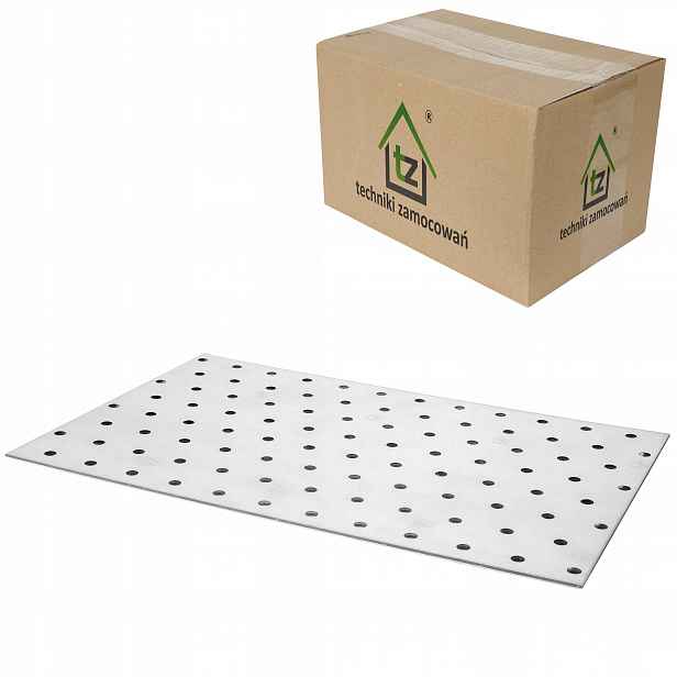 Perforované dlaždice 160x240 x 2 mm 25 ks Tesařské spojky ploché PP52