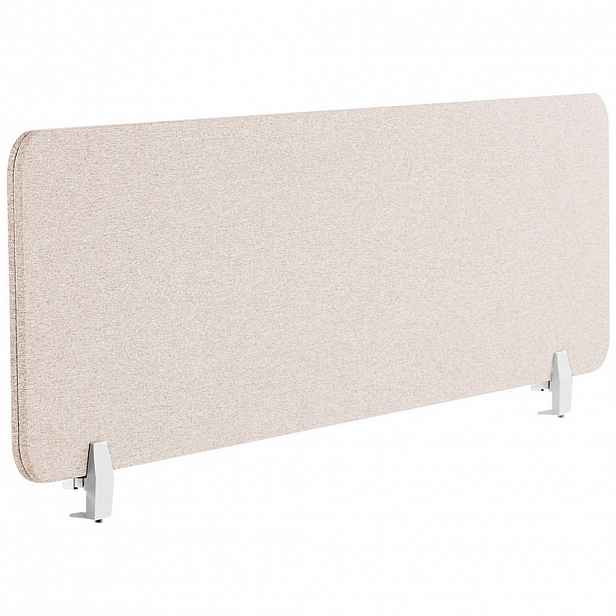 Beliani DĚLICÍ STĚNA NA STŮL 160 x 40 cm Béžová Wally