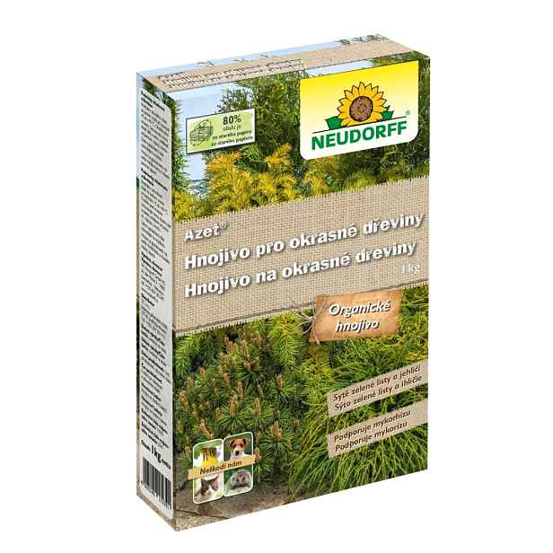 Hnojivo Azet Neudorff - pro okrasné dřeviny 1 kg