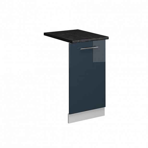Vicco ČELNÍ PANEL MYČKY Fame-Line Tmavě modrá s vysokým leskem 45 cm , PD Antracit
