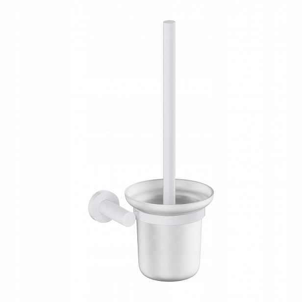 Wc Štětka Závěsná Wc Bílá Matná Skleněná Omnires