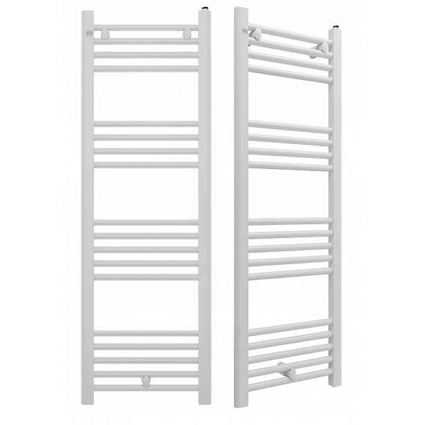 Koupelnový Radiátor Bílý 40/140 cm Žebříkový Radiátor Moderní Puerto