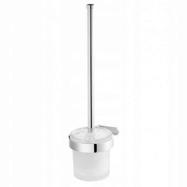 Nástěnný koupelnový kartáč Bisk Futura Silver