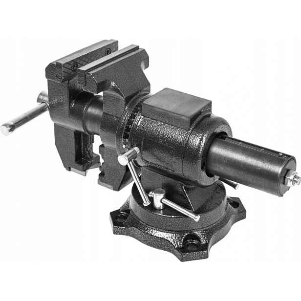 Otočný Svěrák 100 mm 360 Stupňů Litinový Univerzální Multifunkční