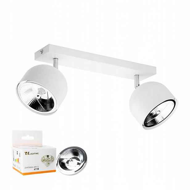 Bodové svítidlo otočné bílé Altea GU10 AR111 2x12W 17cm Tk Lighting