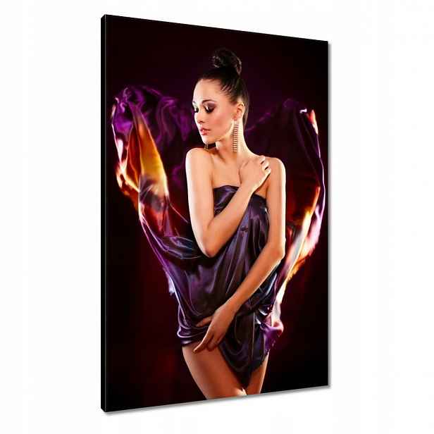 Obrazy 60x90 Fialová dáma Paní