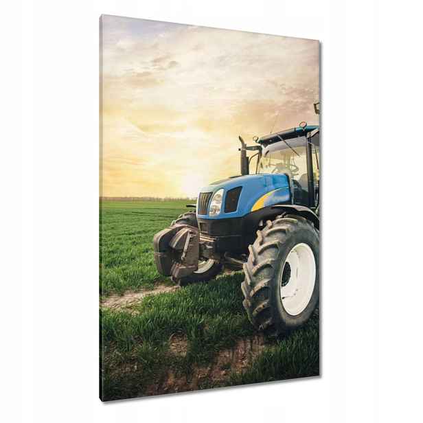 Obrazy 80x120 Traktor s hnojivem