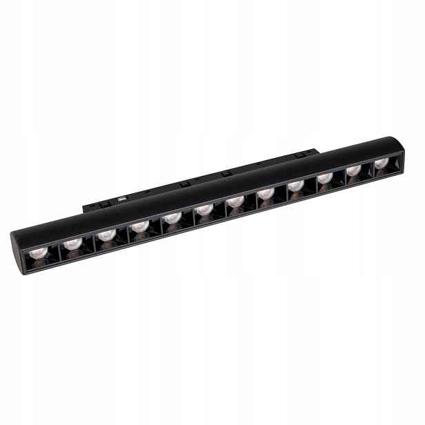 Rastrová otočná lampa černá 12 W Zigbee MICRO11 MaxLight