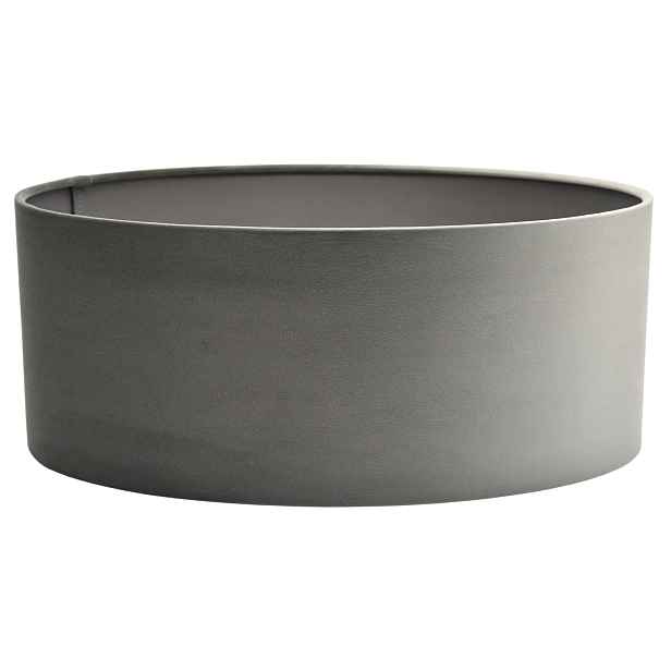 Stínidlo válec E27 Šedý Velur ⌀ 50 cm h25 Zavinovací okraje Piano