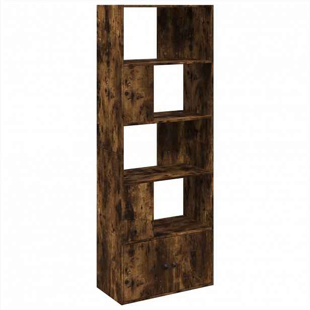 vidaXL Knihovna kouřový dub 70 x 36 x 189 cm kompozitní dřevo
