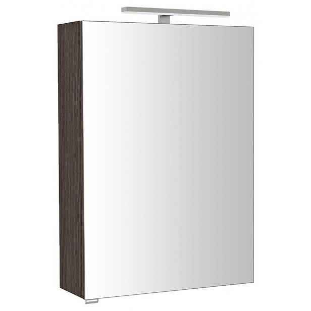 SAPHO - RIWA galerka s LED osvětlením, 50x70x17cm, borovice rustik RIW050-0016