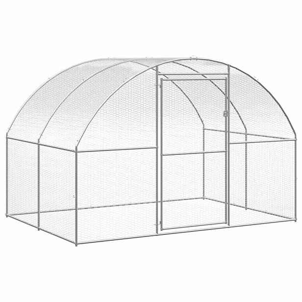 vidaXL Venkovní klec pro kuřata 3 x 2 x 2 m pozinkovaná ocel