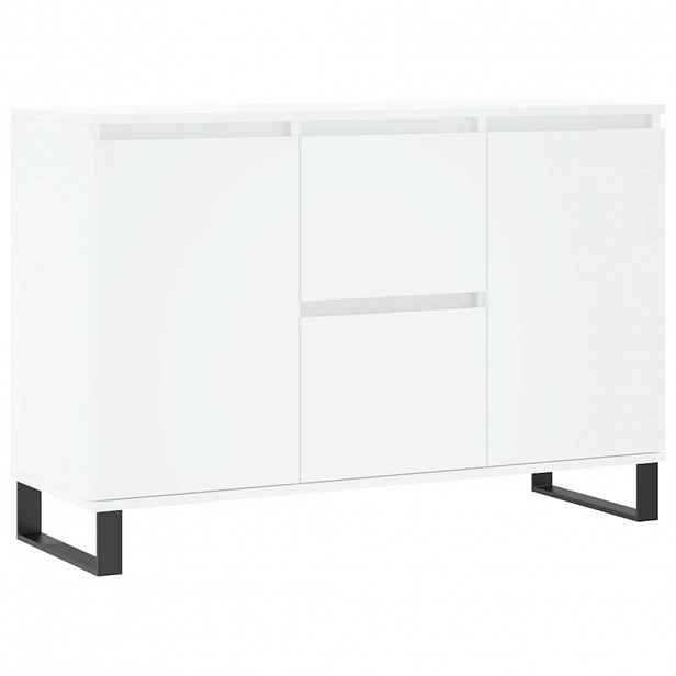 vidaXL Příborník bílý 101,5 x 35 x 70 cm kompozitní dřevo