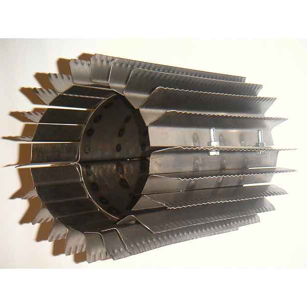 Radiátor výměník tepla ⌀ 160 mm/výška 370 mm, nasazovací a kroucený