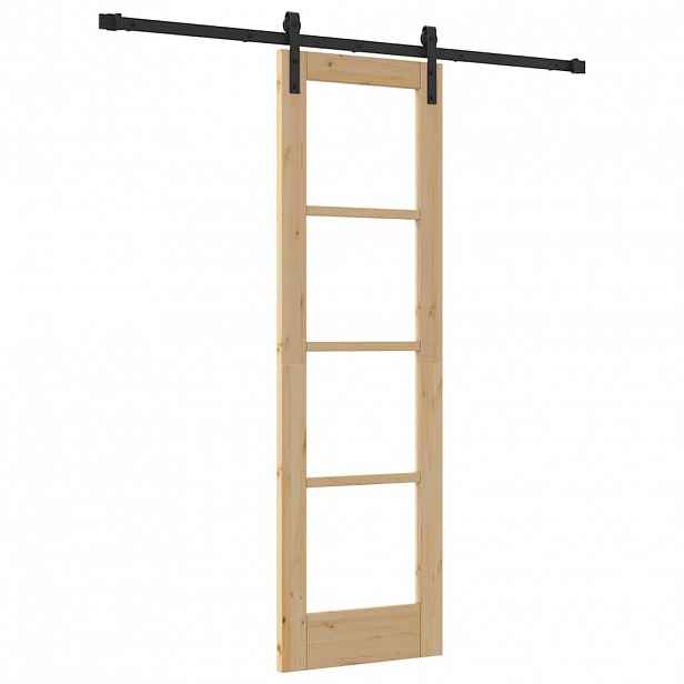 vidaXL Posuvné dveře ORKDAL Přírodní 61 x 198,5 cm