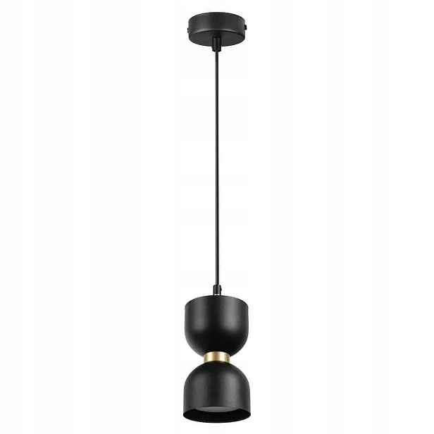 Závěsná lampa Milagro Kai GX53 černá zlatá MLP2861