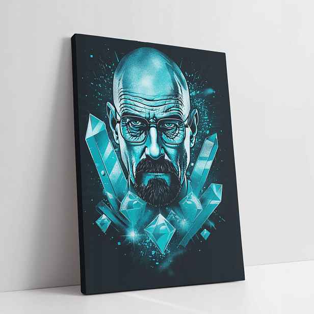 Obraz na plátně Walter White Křišťál do domu obývacího pokoje dárek 60x80