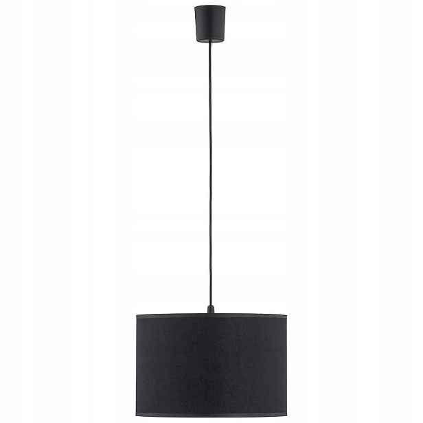 Černá Závěsná Lampa O Průměru 30 CM Pro Jídelnu 1E27 Tk Lighting