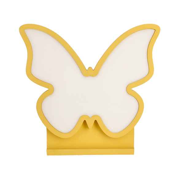 Dětská LED stolní lampa BUTTERFLY IQ KIDS zlatá