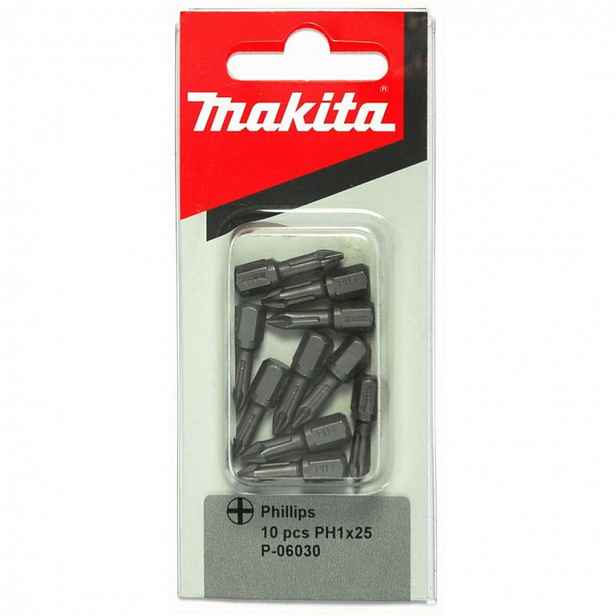 Makita - Sada torzních bitů PH1, 10 ks P-06030