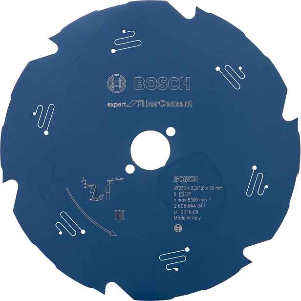 Kotouč Bosch Expert for Fiber Cement 230×30×2,2 mm 6 z.