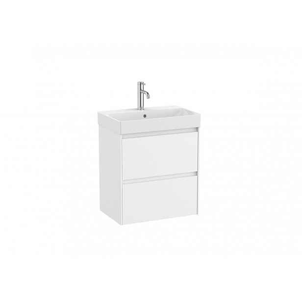 Koupelnová skříňka s umyvadlem Roca Ona 55x64,5x36 cm bílá mat ONA55ZK2ZBM