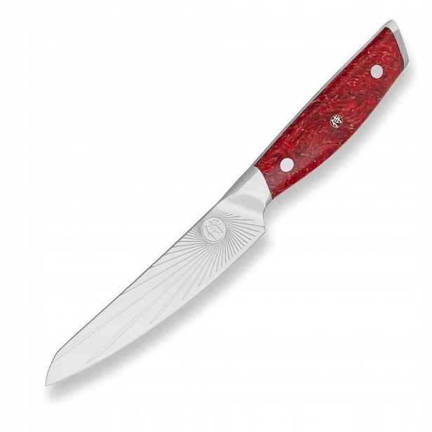 Nož Dellinger Northern Sun Utility 125 mm Sandvik 14C28N červený