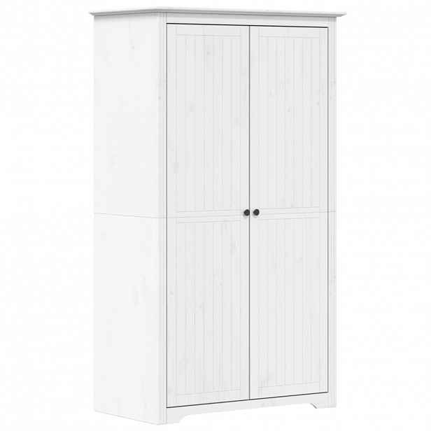 vidaXL Šatní skříň BODO bílá 99x53,5x173 cm masivní borové dřevo