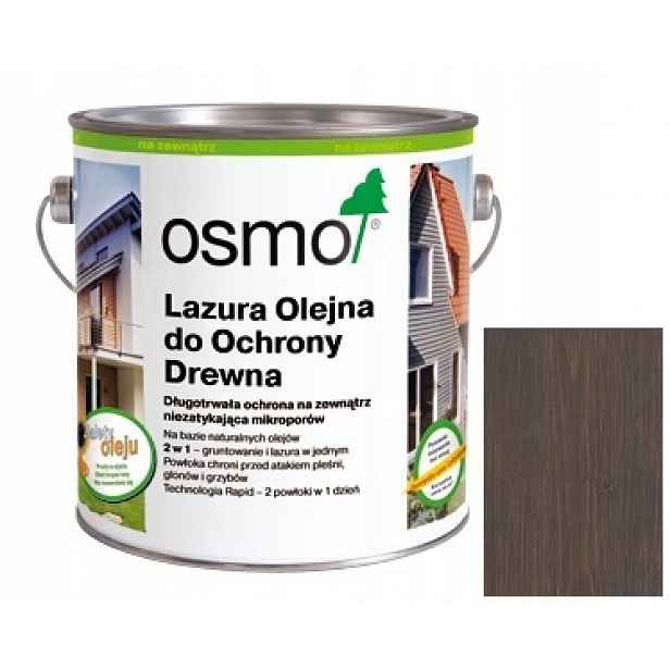 Osmo 907 2,5L Lazura na fasády Křemenně šedá Wawa