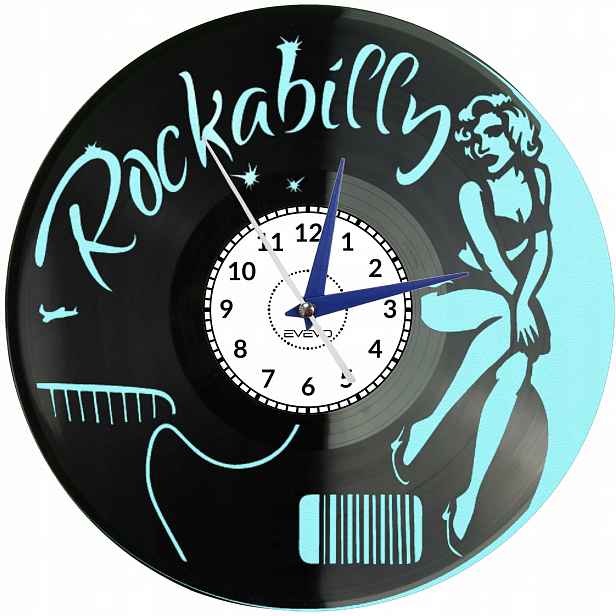 Rockabilly Rock 'n' Roll Nápad na Dárek Nástěnná Dekorace z vinylové desky