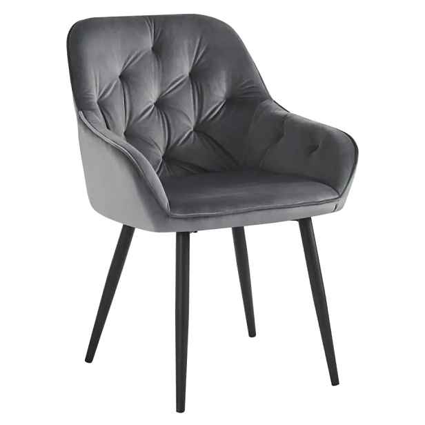 Tempo Kondela Designové křeslo VERIO, šedá